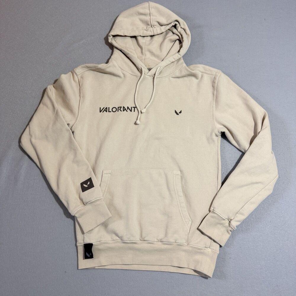 Valorant Stonewash Hoodie Size Small Riot Games Minimalist